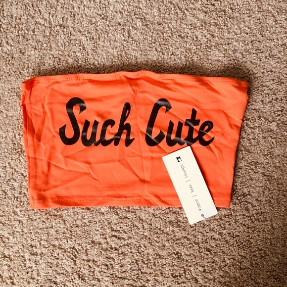 Orange Tubetop - Picture 2 of 4